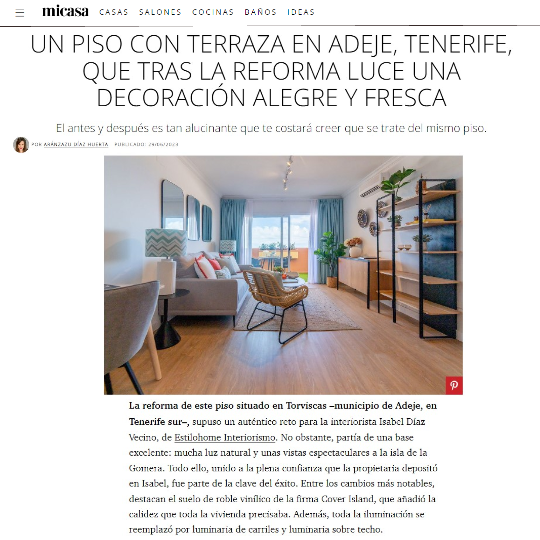 Interiorista viviendas Tenerife - Apartamento Playero