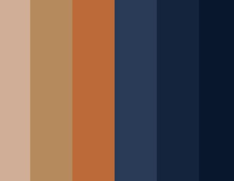 Tendencias decoración 2023 - Azul Navy gama de colores