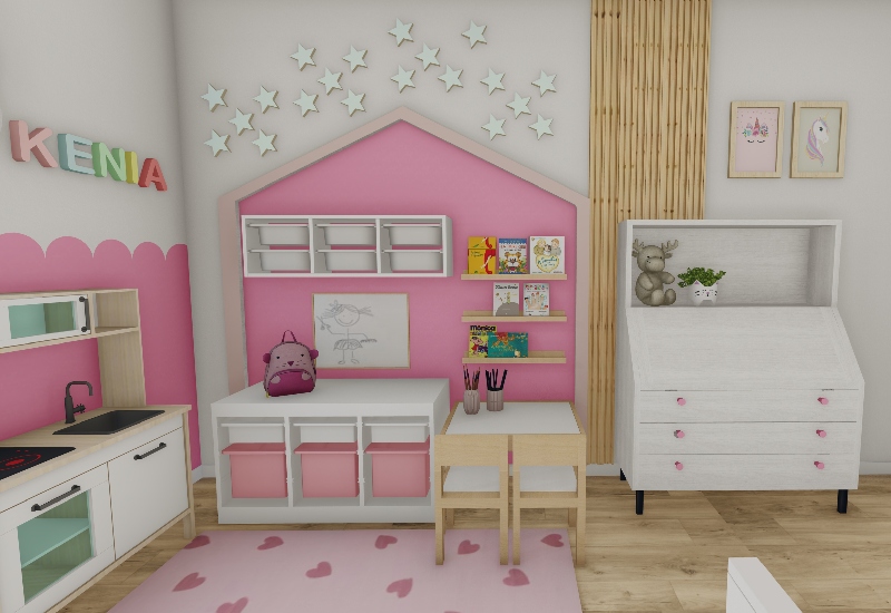 Proyecto online - Diseño de habitación infantil