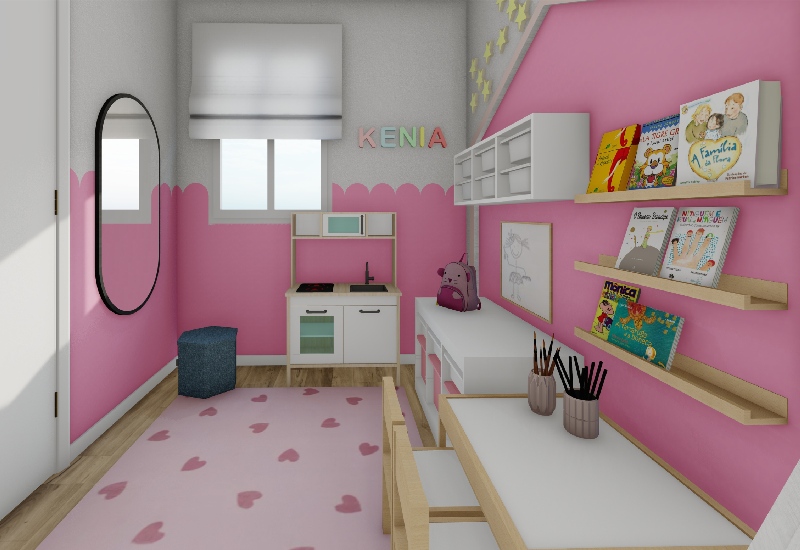 Proyecto online - Diseño de habitación infantil