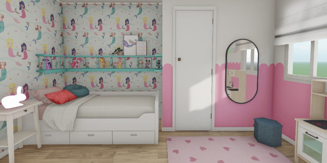 Proyecto online - Diseño de habitación infantil 